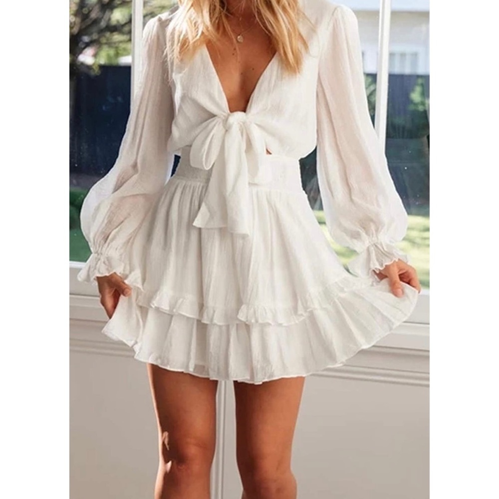 White dress